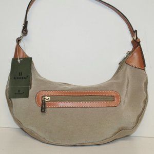 New Hexagona Pleated Vachetta Leather Hobo Bag Handbag Purse